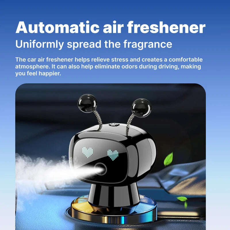 Intelligent Aromatherapy Robot | AI, Air Freshener, Long-lasting Deodorization and Odor Removal, Perfume, Car Decoration Item
