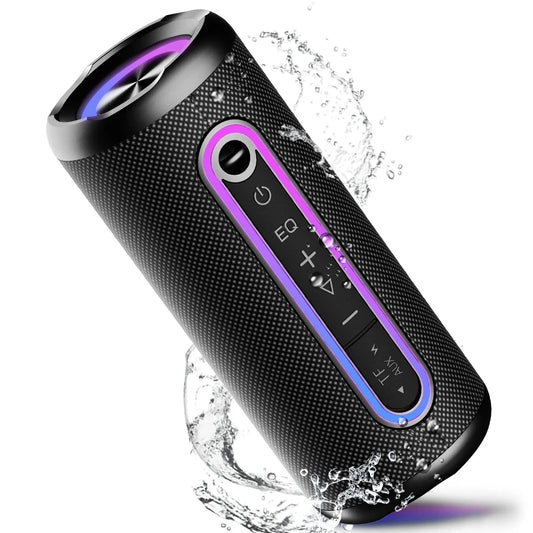 Bluetooth Speakers, Portable Wireless Speaker with 30W Loud Stereo Sound, BT5.4, IP7 Waterproof, 24H Playtime, Portable Speaker