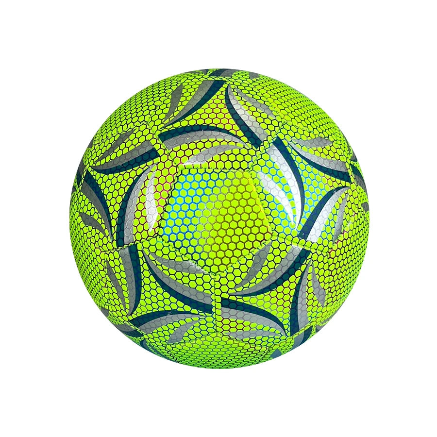 Professional Fluorescent Green Soccer Ball | Size 5 | High-Quality PU | Outdoor Match & Training