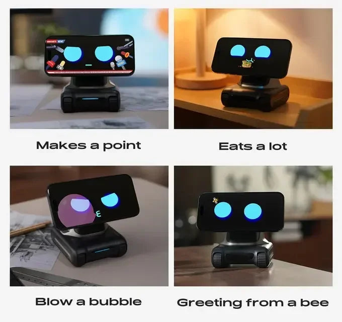 LOOI Smart Desktop Robot | AI Desktop Companion,ChatGPT Voice Interaction,Memory,Gesture& Face Recognition,Emotional Support