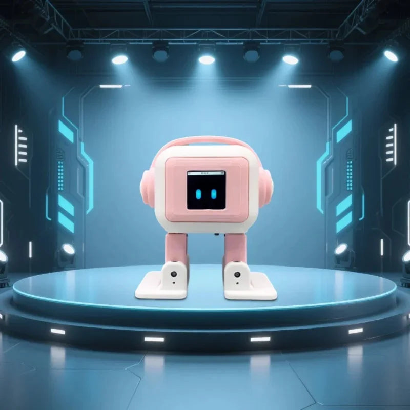 AI EMO Robot ESP32-S3 Main Control 1.54inch Screen Intelligent Interactive Robot Voiceprint Recognition Companion for Child Gift