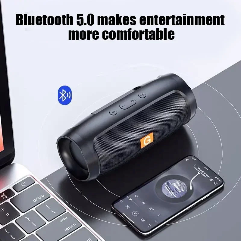 JBJ007 Bluetooth speaker, subwoofer, small outdoor portable stereo surround speaker, home smart Bluetooth wireless speaker