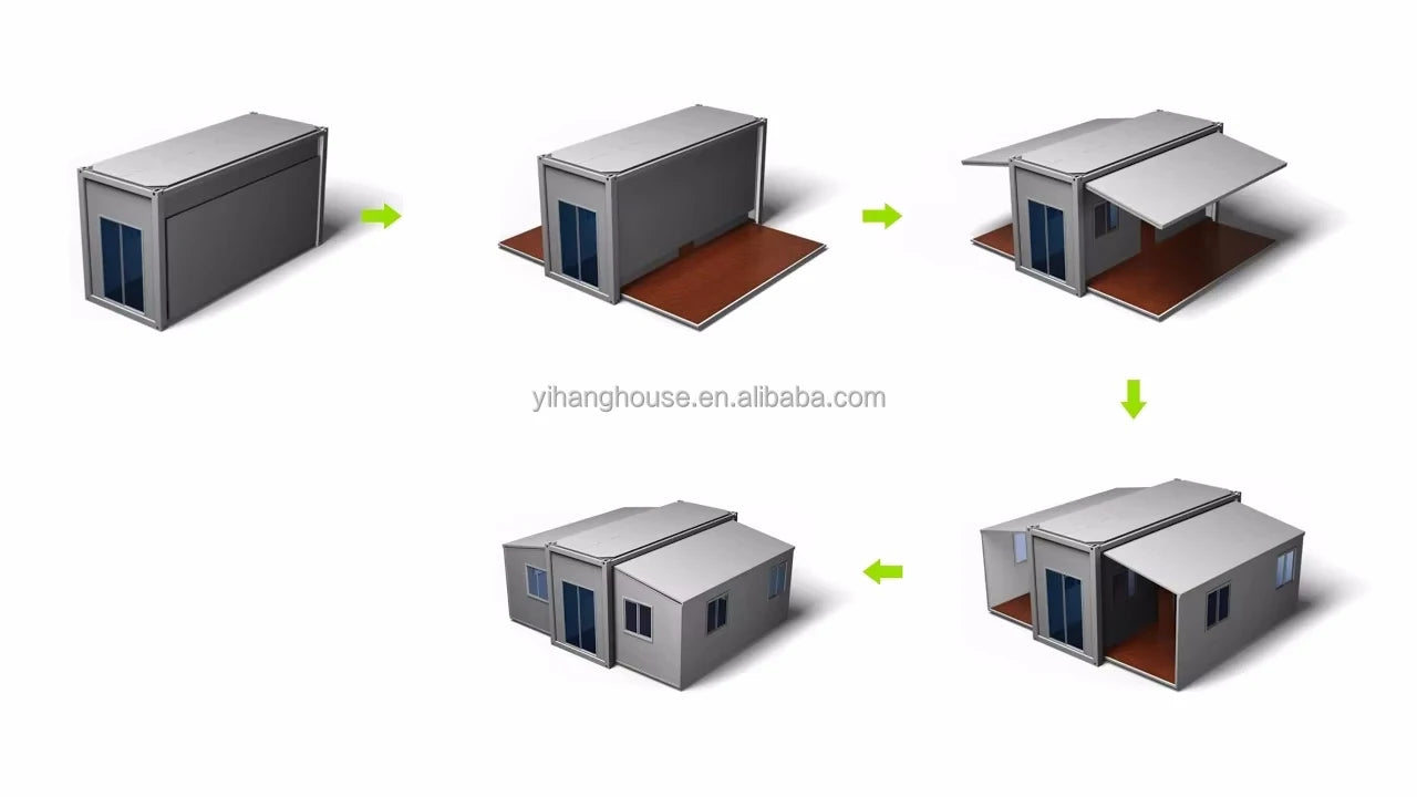 Prefab Modular House Modern Mobile Home 20ft 40ft Ready Houses Prefabricated Home Expandable Container House