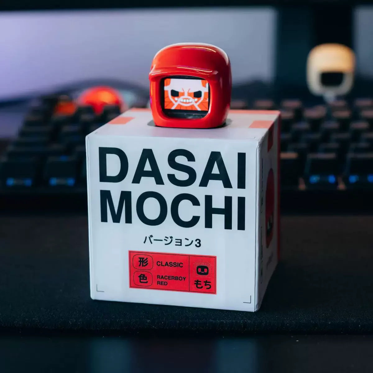 Mochi Dasai 3rd Generation Car Mounted Robot Action Figure JDM Limited Edition Mood Companion Voice Start Decoration Toy