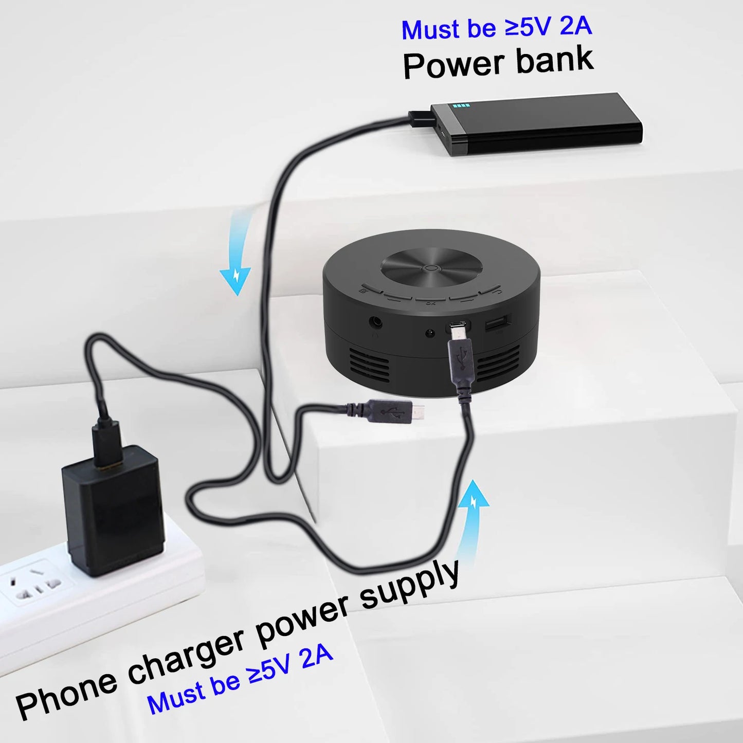 YT200 Mini Projector for Commercial Office, Home Cinema, Portable, Intelligent Outdoor, LED, Portable and Mobile Projector