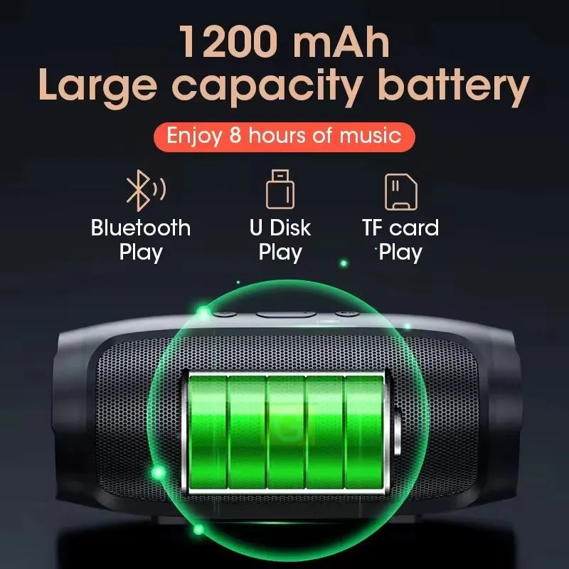 JBJ007 Bluetooth speaker, subwoofer, small outdoor portable stereo surround speaker, home smart Bluetooth wireless speaker