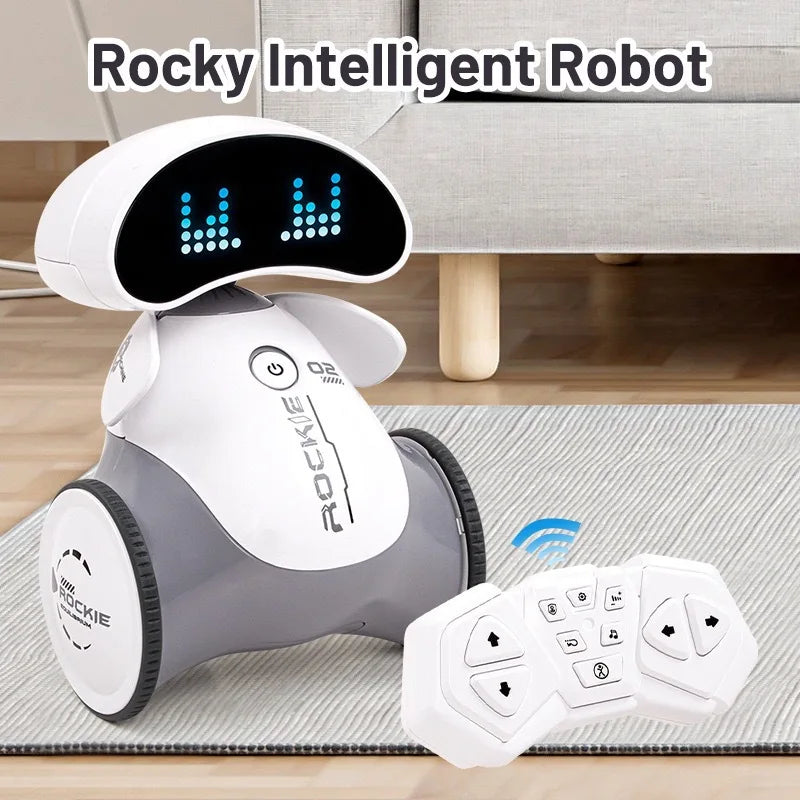 Intelligent Programming Robot | Parent-Child Interaction, Light and Music Dancing, Infrared Touch Sensor, Remote Control Robot