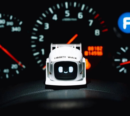 Mochi Dasai 3rd Generation Car Mounted Robot Action Figure JDM Limited Edition Mood Companion Voice Start Decoration Toy