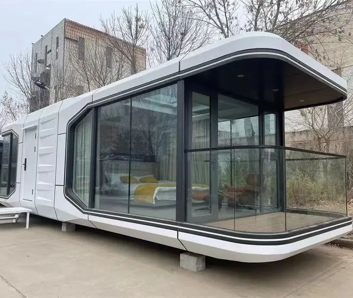 Space Capsule Hotel Container Prefab House Mobile Tiny House Capsule House