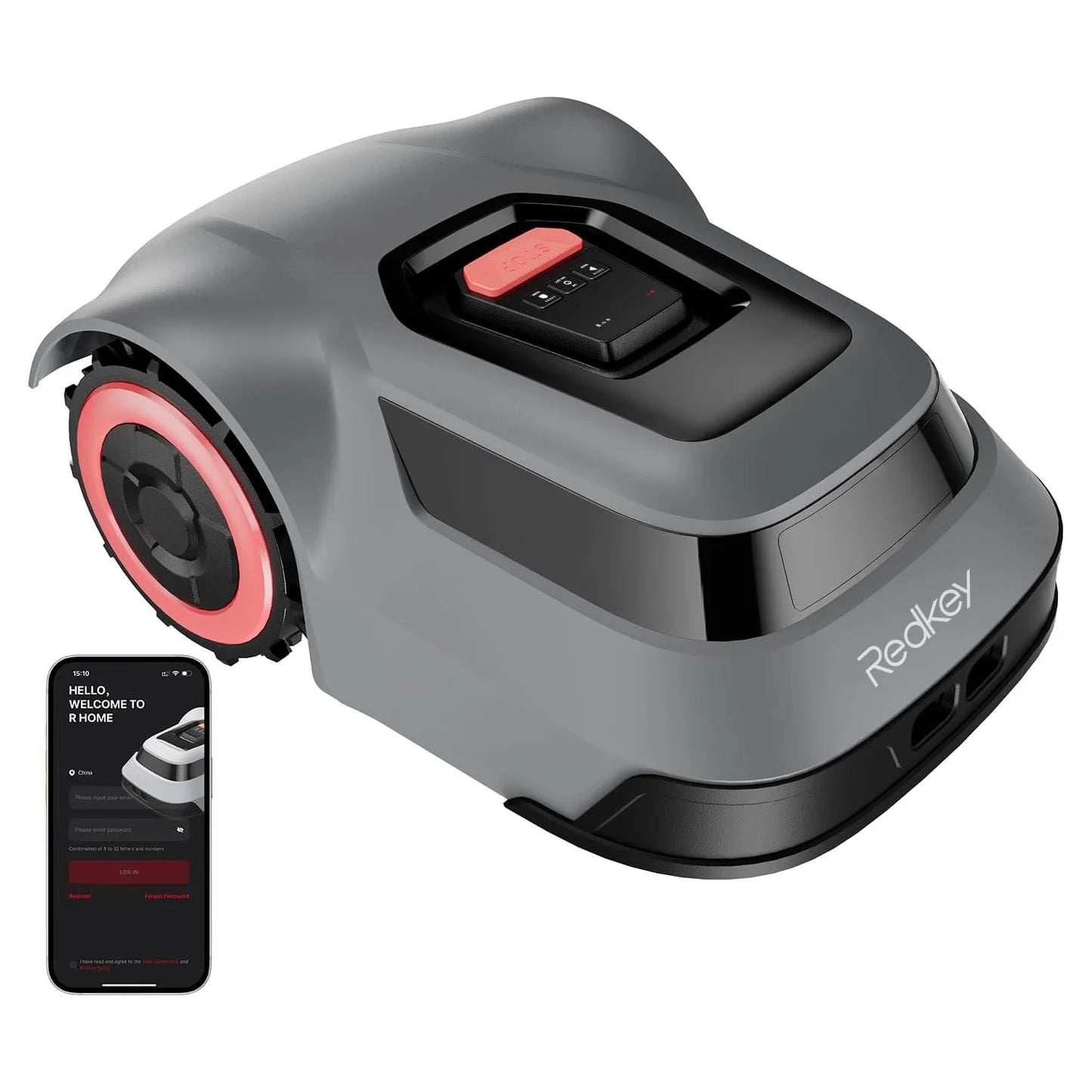 Redkey Robotic Lawn Mower | MGC500 / MGC1000 | C-TOF Navigation | 45% Climb | IPX6 | App Control | Auto Charging