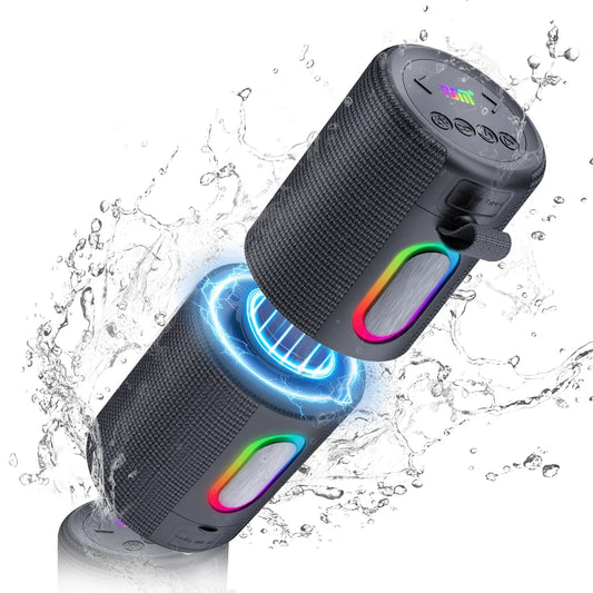 20W Portable Bluetooth Speaker Multifunctional Split Design Colorful Lights TWS & TF Support for Home Parties And Outdoor Sports