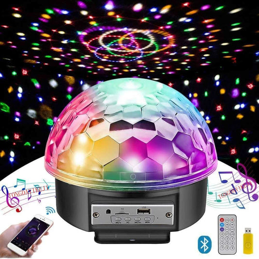LED disco ball light Bluetooth music stage light bar remote control strobe light wedding party atmosphere light Halloween light