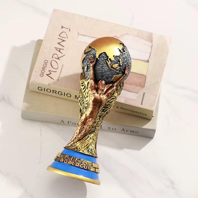 FIFA World Cup 2026 Trophy Replica | Golden Resin Collectible | Football Fan Gift | Desk Decor Souvenir