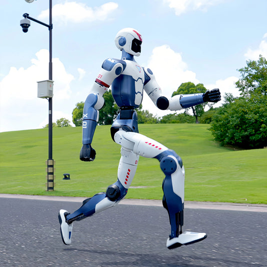Unitree R1 Electric Humanoid for Factory Floor Operations with Real Time Control and Force Feedback