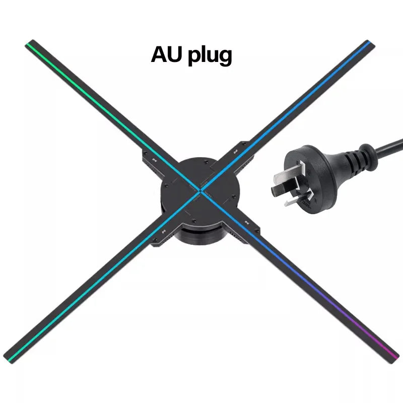 50cm 3D Hologram Fan Projector | HD LED Holographic Display | WiFi + App Control | Advertising & Events