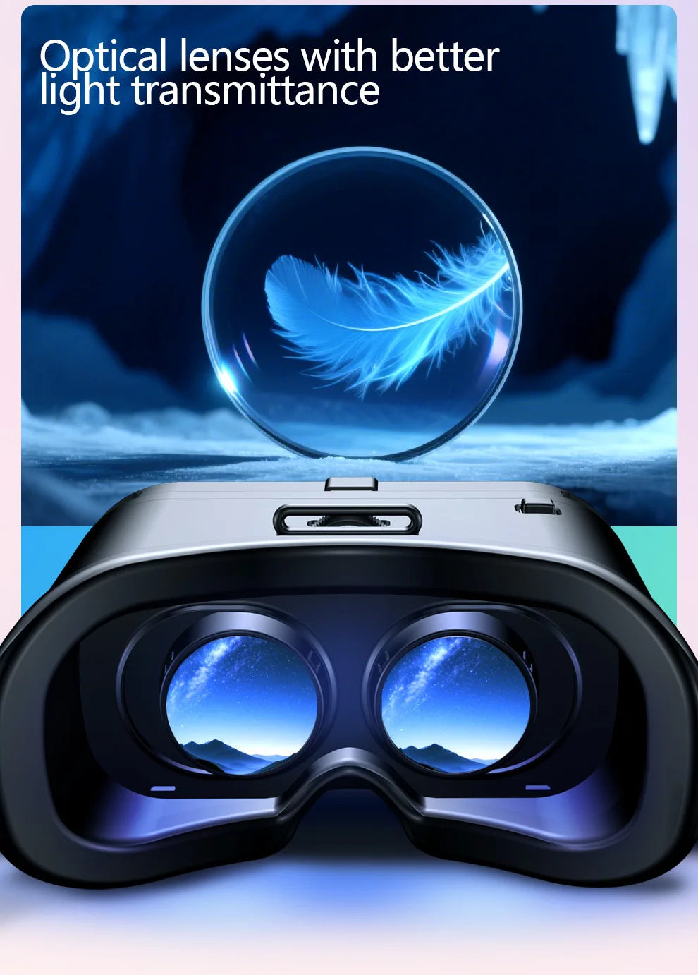 Virtual Reality 3D VR Glasses Devices Headset Helmet Lenses For iPhone Android Smartphone Cell Mobile Viar Video Game Viewer Set