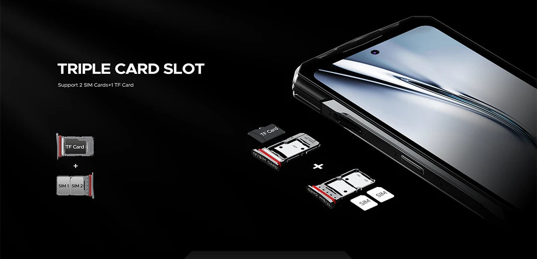 DOOGEE V40 5G Rugged Phone 6.78" FHD 120Hz Display Dimensity 7300 5G 12GB+512GB 8680mAh Battery 108MP Camera NFC Android 14