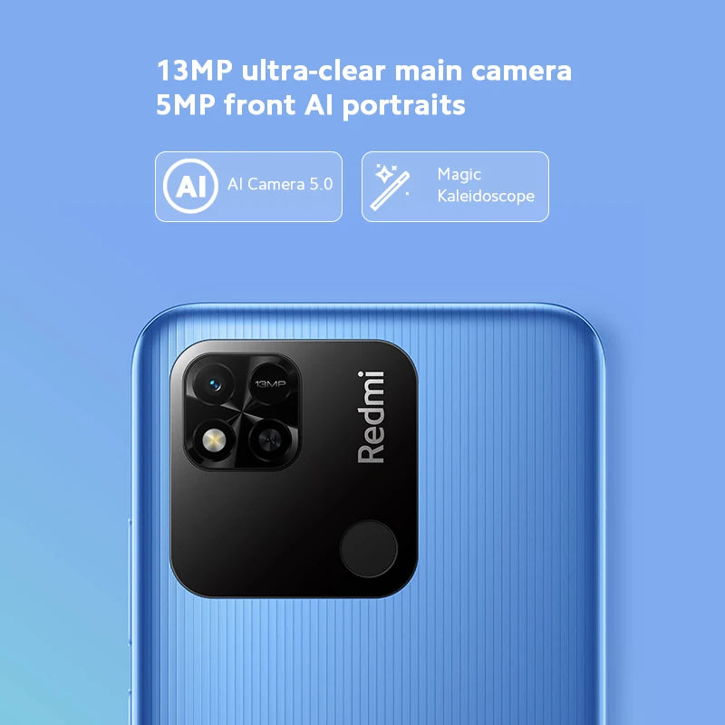 Original Xiaomi Redmi 10A Global Smartphone 6.53' HD Display Helio G25 Octa Core 13MP Fingerprint 5000mAh 4G SmartPhone