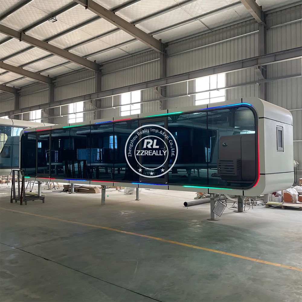 Camping Capsule Portable Prefab Home Modular Prefabricated Space Capsule House 30 Square Meters