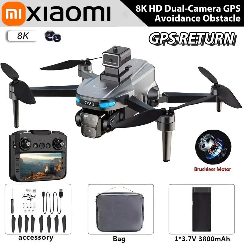 Xiaomi SG901 MAX GPS Drone Professional 8K Aerial HD Avoiding Obstacle with Larger Screen Remote Control Folding Brushless Drone