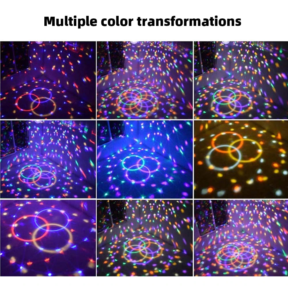 LED disco ball light Bluetooth music stage light bar remote control strobe light wedding party atmosphere light Halloween light