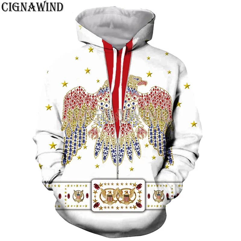 New arrival t shirt men/women Elvis Eagel Rock Dancer 3D print t-shirts Harajuku style hoodies/sweatshirts/vest summer tops