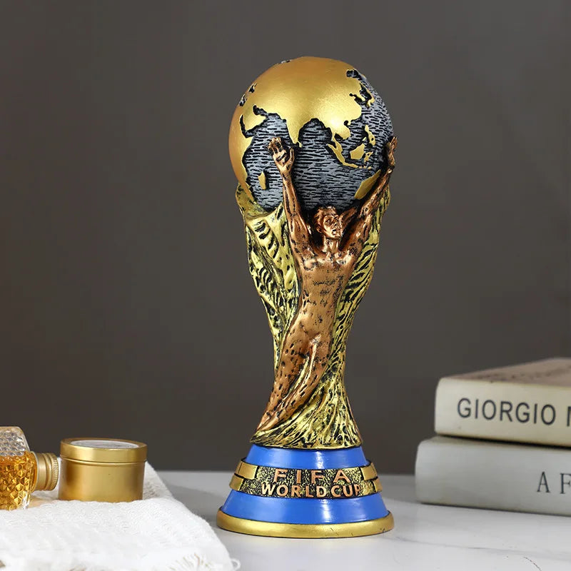FIFA World Cup 2026 Trophy Replica | Golden Resin Collectible | Football Fan Gift | Desk Decor Souvenir