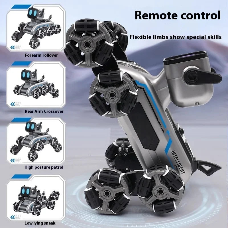 Stunt Eight Robot Dog Wheel Smart Remote Fancy Control Robot Remote Control Toy Children's Electric Mechanical Dog Custom Gift