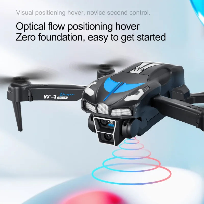 YT-1 Drone 4k Profesional Triple Camera Professional Obstacle Avoidance Optical Flow Positioning  Aerial Photography Quadcopter