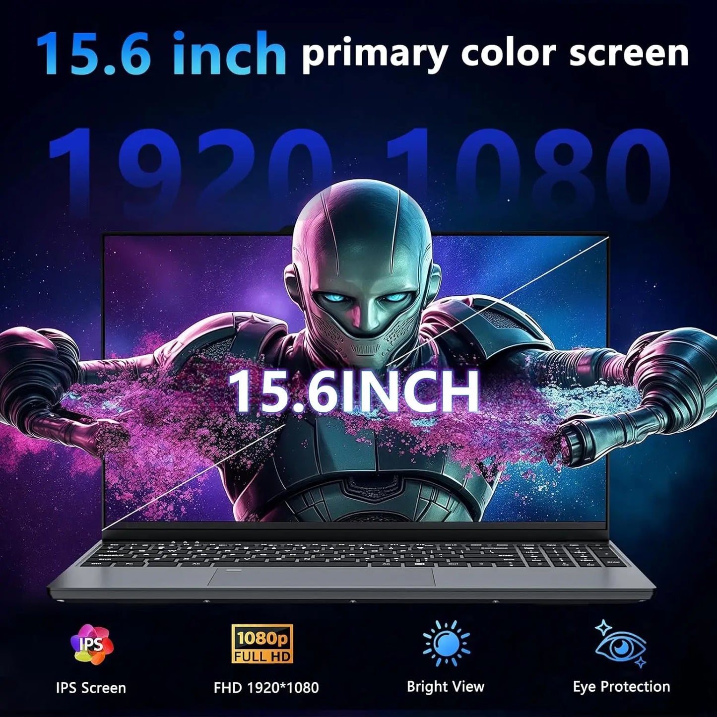 ACEKAMAS 15.6" Gaming Laptop intel Core i9 10980HK IPS 1920*1080 Notebook Gamer 16GB RAM 1TB SSD Windows 11 Pro Office Laptop PC