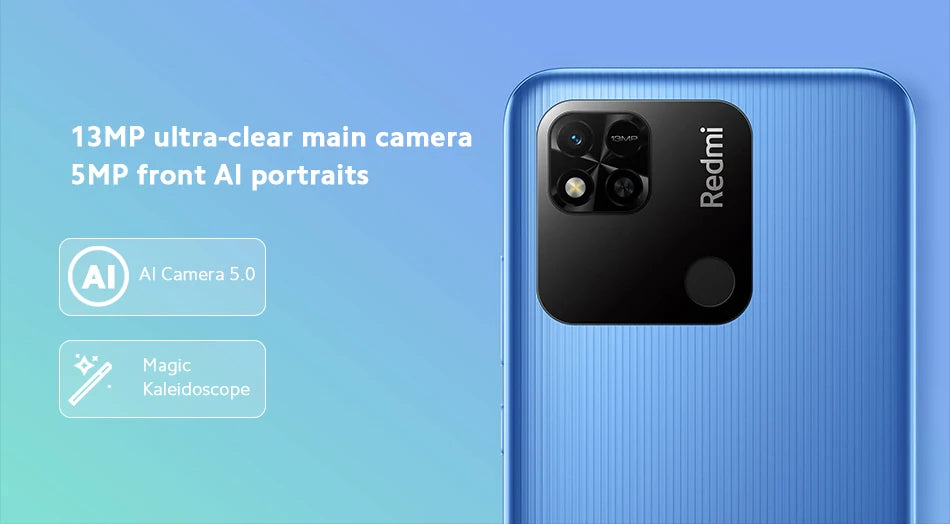 Original Xiaomi Redmi 10A Global Smartphone 6.53' HD Display Helio G25 Octa Core 13MP Fingerprint 5000mAh 4G SmartPhone