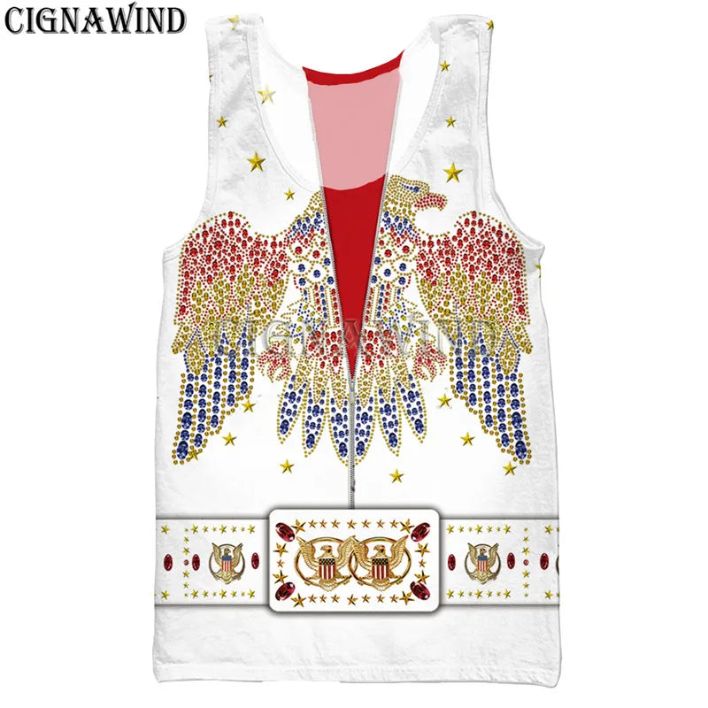 New arrival t shirt men/women Elvis Eagel Rock Dancer 3D print t-shirts Harajuku style hoodies/sweatshirts/vest summer tops