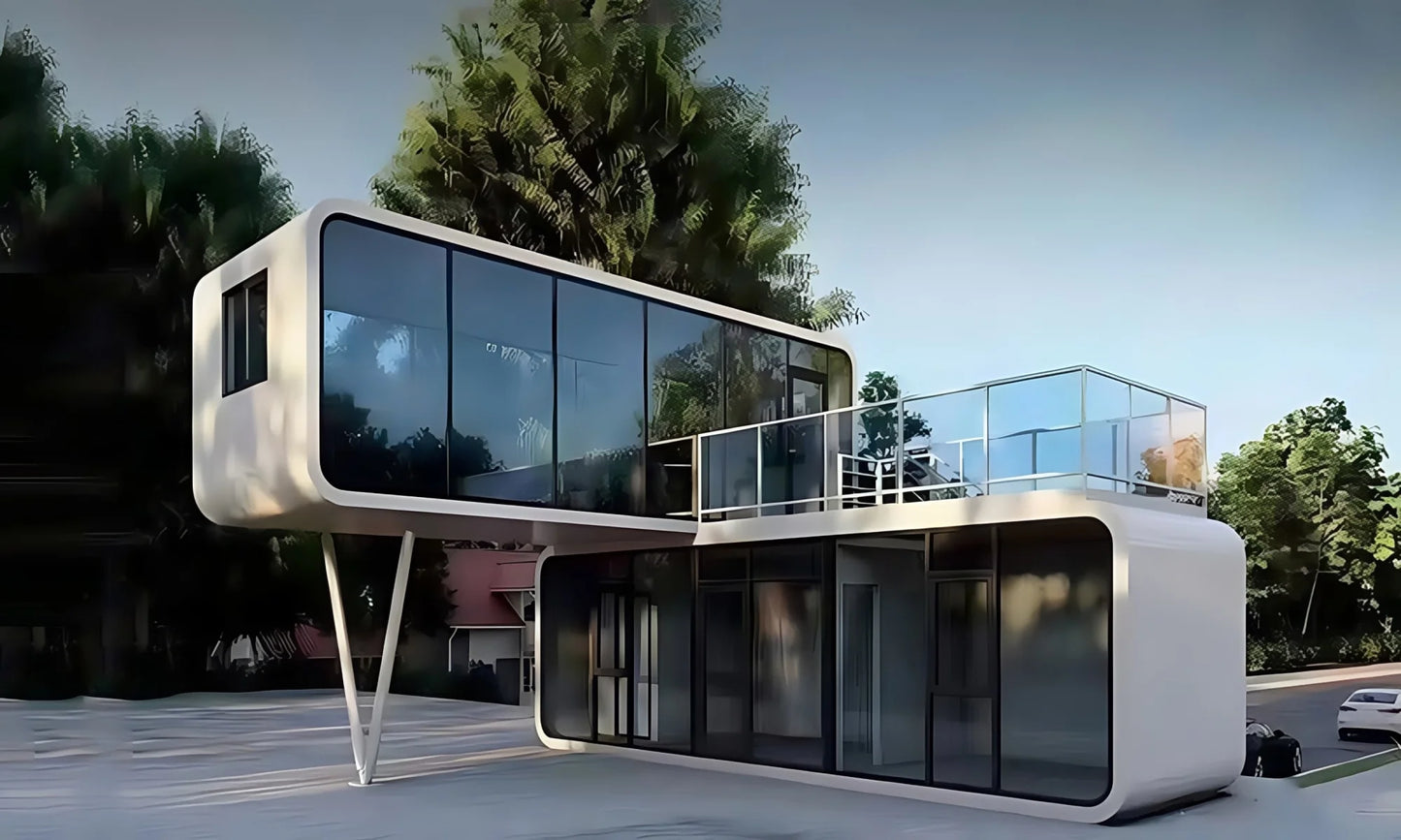 Modern Luxurious Camping Space Capsule House | Prefabricated, Fashion Design, With Intelligent System