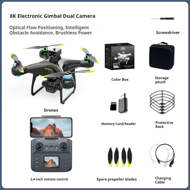 New Product With Large Screen Control Brushless Aerial Photography Aircraft And 8k Remote Control Aircraft For The S112 Model