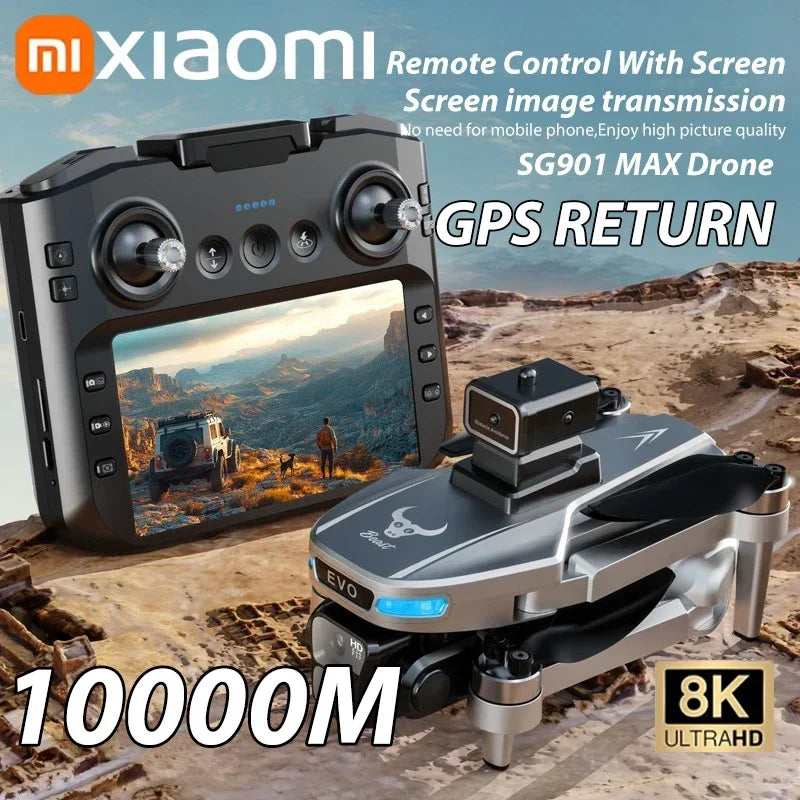 Xiaomi SG901 MAX GPS Drone Professional 8K Aerial HD Avoiding Obstacle with Larger Screen Remote Control Folding Brushless Drone