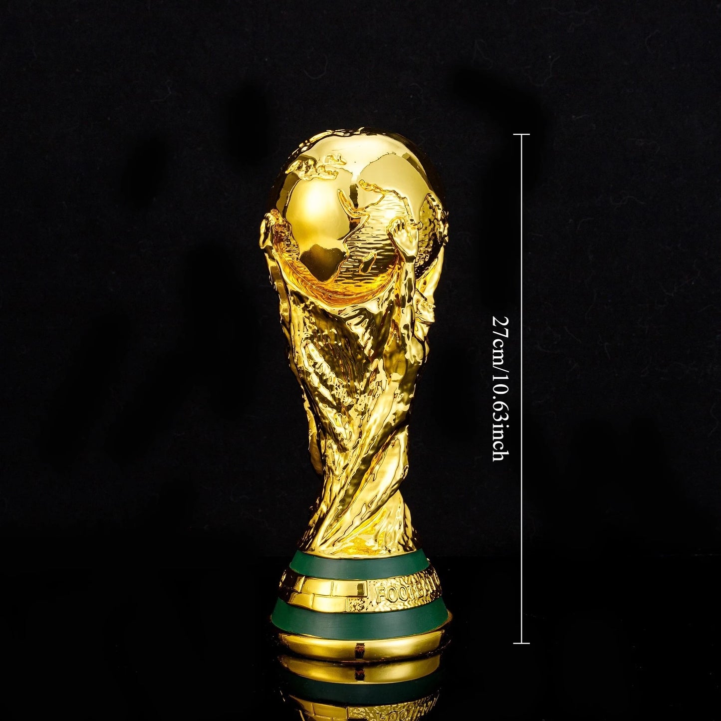 FIFA World Cup 2026 Trophy Replica | Golden Resin Collectible | Football Fan Gift | Desk Decor Souvenir