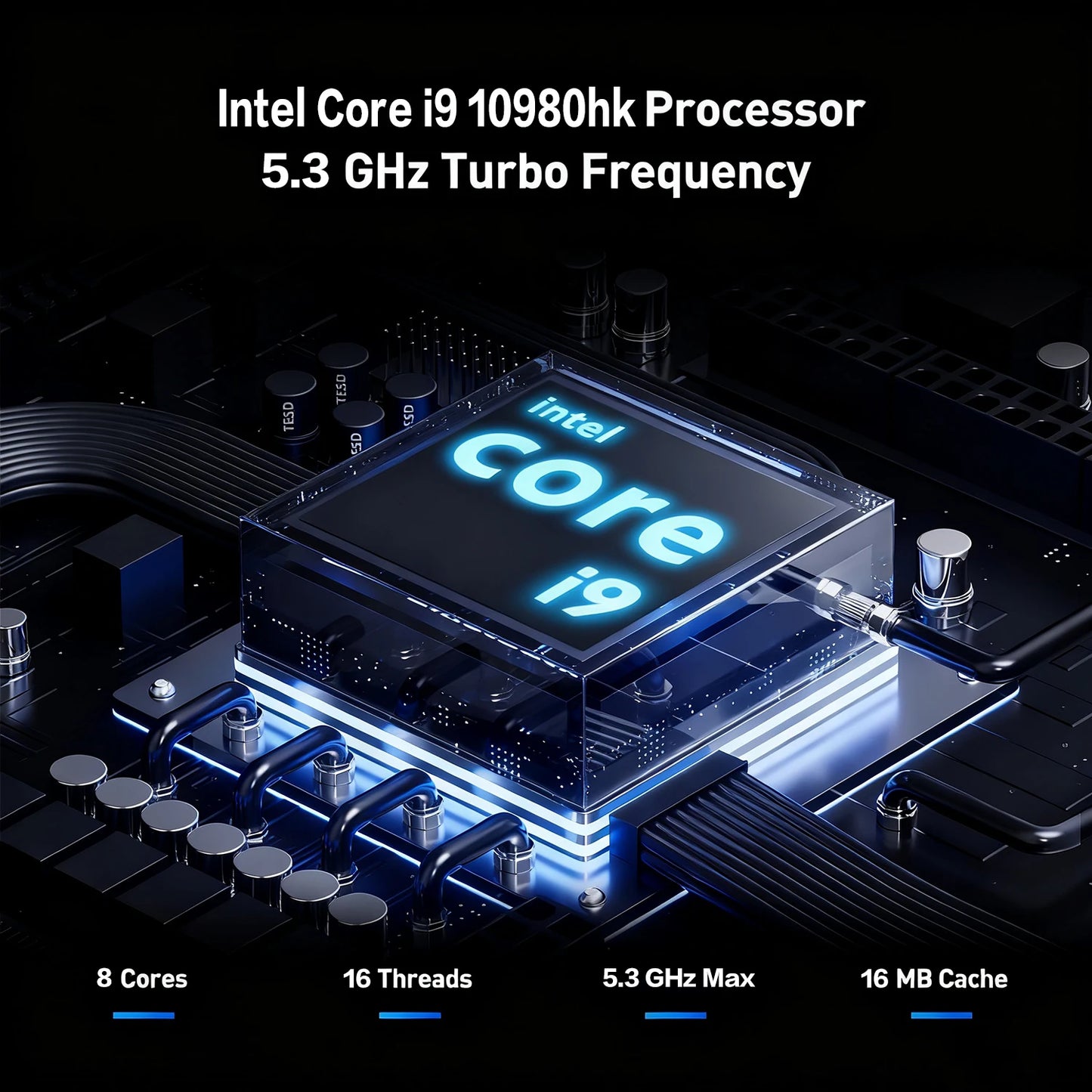 ACEKAMAS 15.6" Gaming Laptop intel Core i9 10980HK IPS 1920*1080 Notebook Gamer 16GB RAM 1TB SSD Windows 11 Pro Office Laptop PC