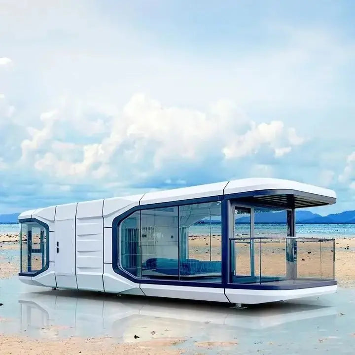 Space Capsule Hotel Container Prefab House Mobile Tiny House Capsule House