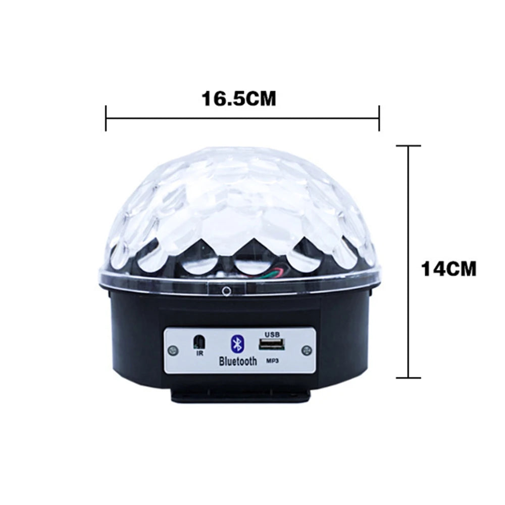 LED disco ball light Bluetooth music stage light bar remote control strobe light wedding party atmosphere light Halloween light