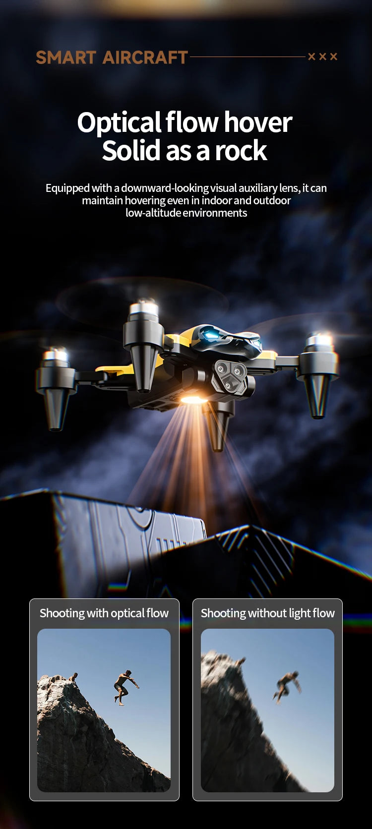 Xiaomi M5 Drone 8K Professional HD Triple Camera Brushless Motor Optical Flow Positioning Foldable Quadcopter RC Drone Toy New