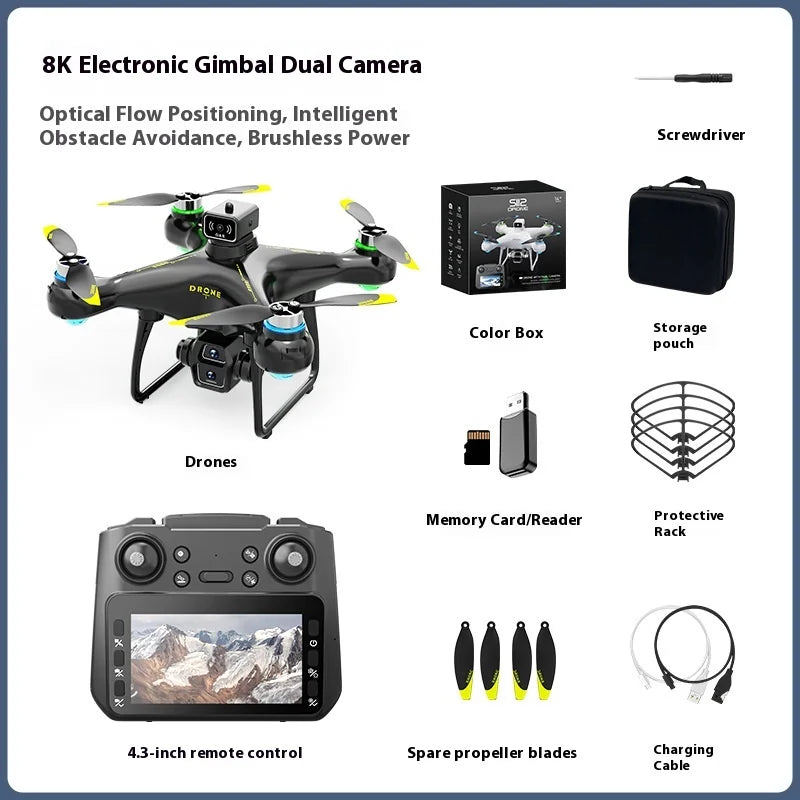 New Product With Large Screen Control Brushless Aerial Photography Aircraft And 8k Remote Control Aircraft For The S112 Model