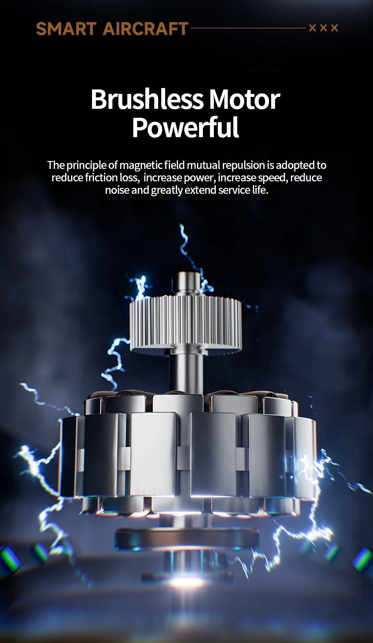 Xiaomi M5 Drone 8K Professional HD Triple Camera Brushless Motor Optical Flow Positioning Foldable Quadcopter RC Drone Toy New