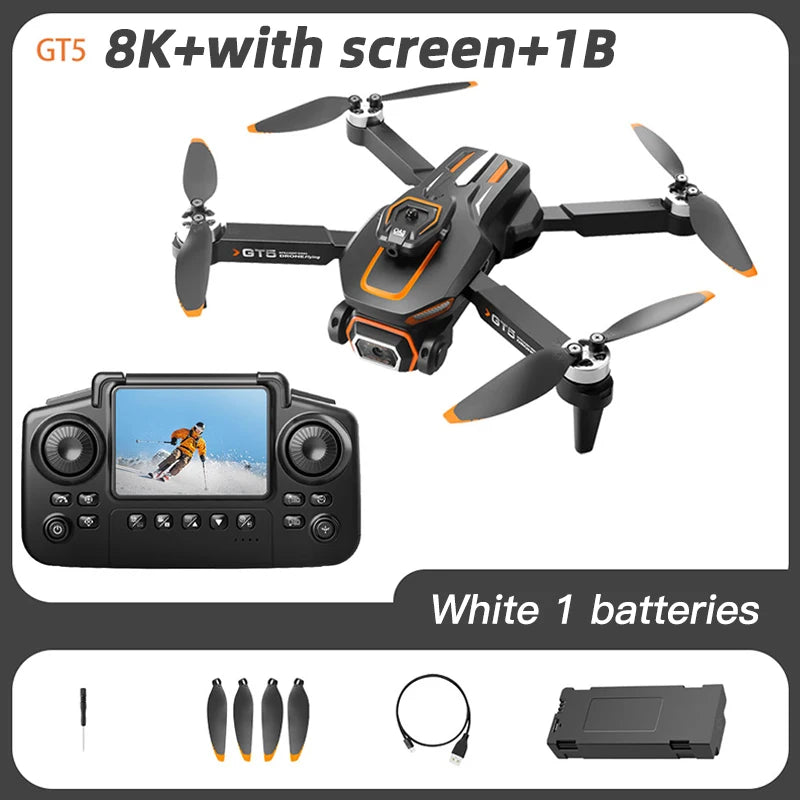 Xiaomi Mijia GT5 Mini Drone 4K Professional 8K HD Camera RC with screen Brushless Optical flow Quadcopter Obstacle Avoidance toy