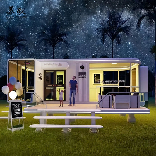 Modern Luxurious Camping Space Capsule House | Prefabricated, Fashion Design, With Intelligent System