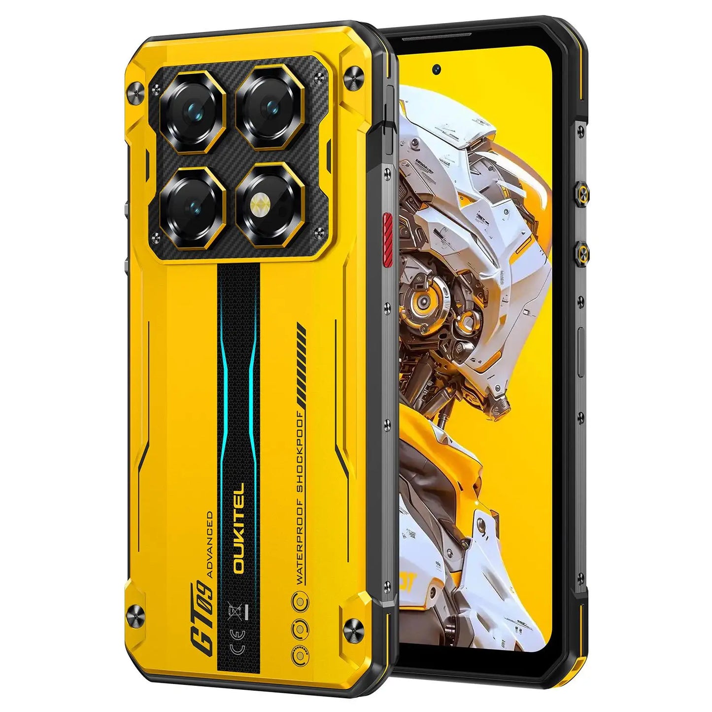 Oukitel WP60 Rugged Phone 12GB/16GB+512GB Night Vision 108MP Camera 7.2'' Android 15 Dimensity 7025 10000mAh NFC 5G Smartphone