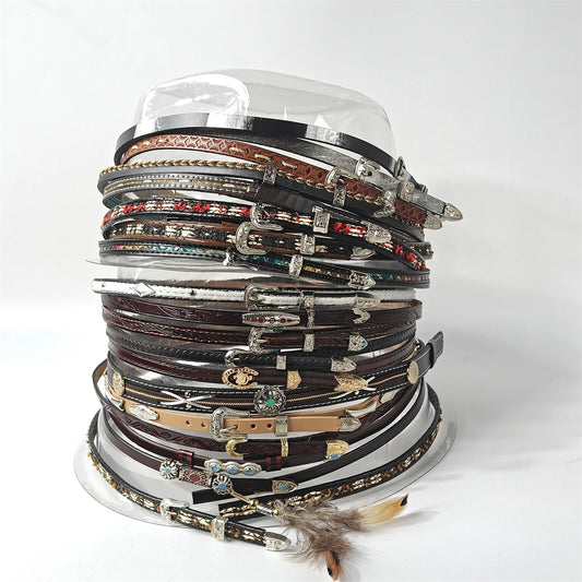 Cowboy hat fedora hat with genuine leather accessories men's and women's cowboy hat with bull head accessories gold accessories