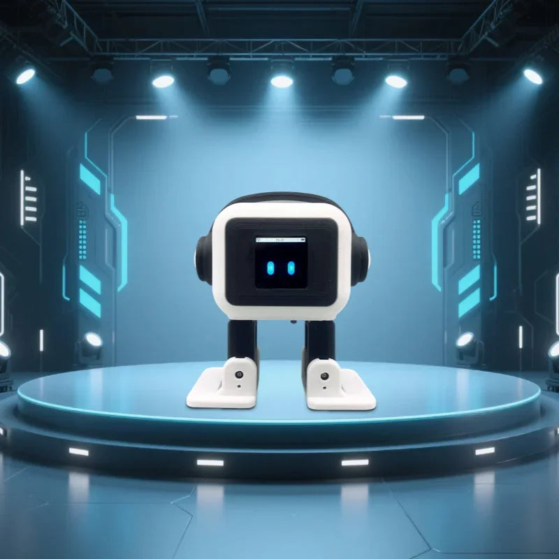 AI EMO Robot ESP32-S3 Main Control 1.54inch Screen Intelligent Interactive Robot Voiceprint Recognition Companion for Child Gift