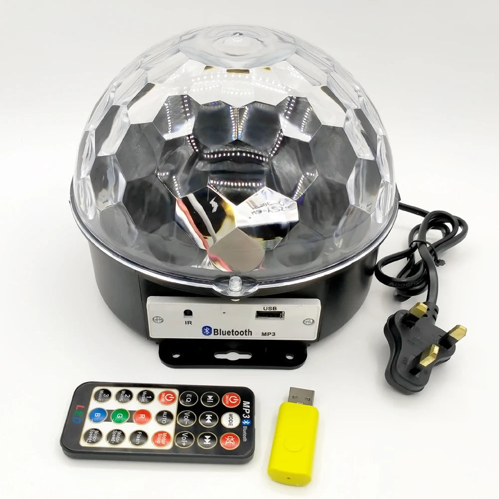 LED disco ball light Bluetooth music stage light bar remote control strobe light wedding party atmosphere light Halloween light
