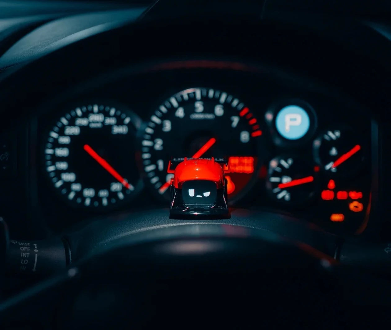 Mochi Dasai 3rd Generation Car Mounted Robot Action Figure JDM Limited Edition Mood Companion Voice Start Decoration Toy