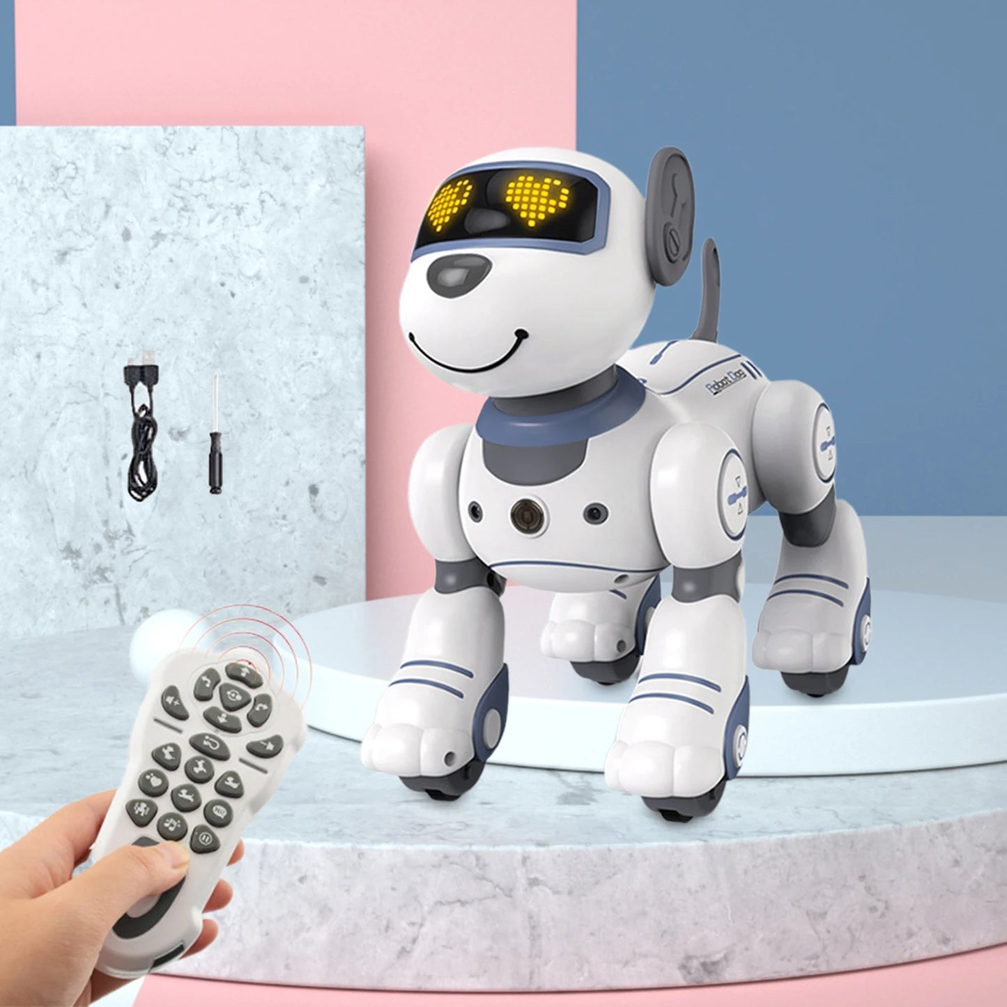 RC Robot Dog Electronic Walking Dancing Dog Intelligent Touch Remote Control Pet Dog Toy for Children's Toys Boys Girls Gifts